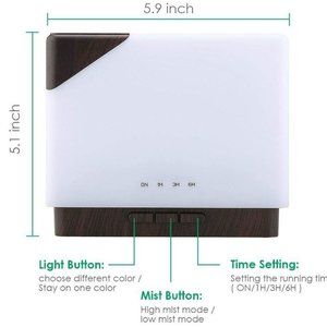 Accents - ESSENTIAL OIL DIFFUSER - Multicolor High Capacity Accents - ESSENTIAL OIL DIFFUSER - Multicolor High Capacity